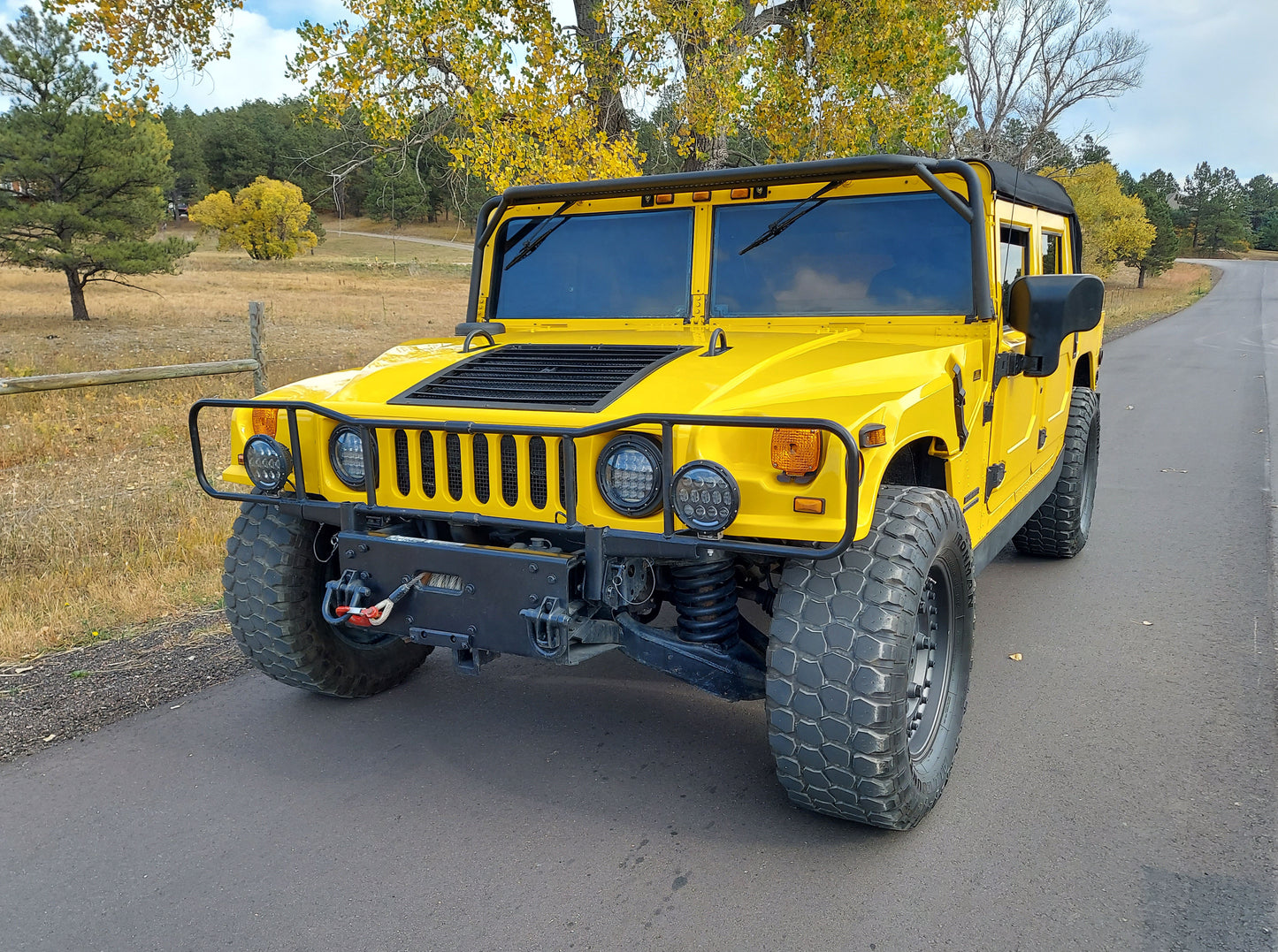2001 HUMMER H1 OPEN TOP