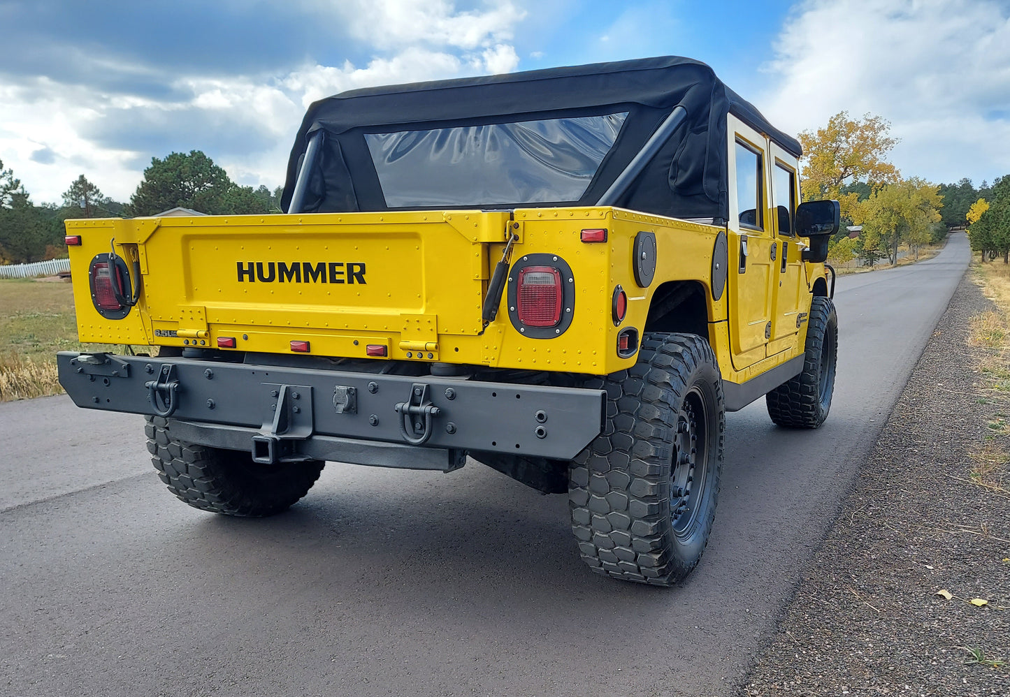 2001 HUMMER H1 OPEN TOP
