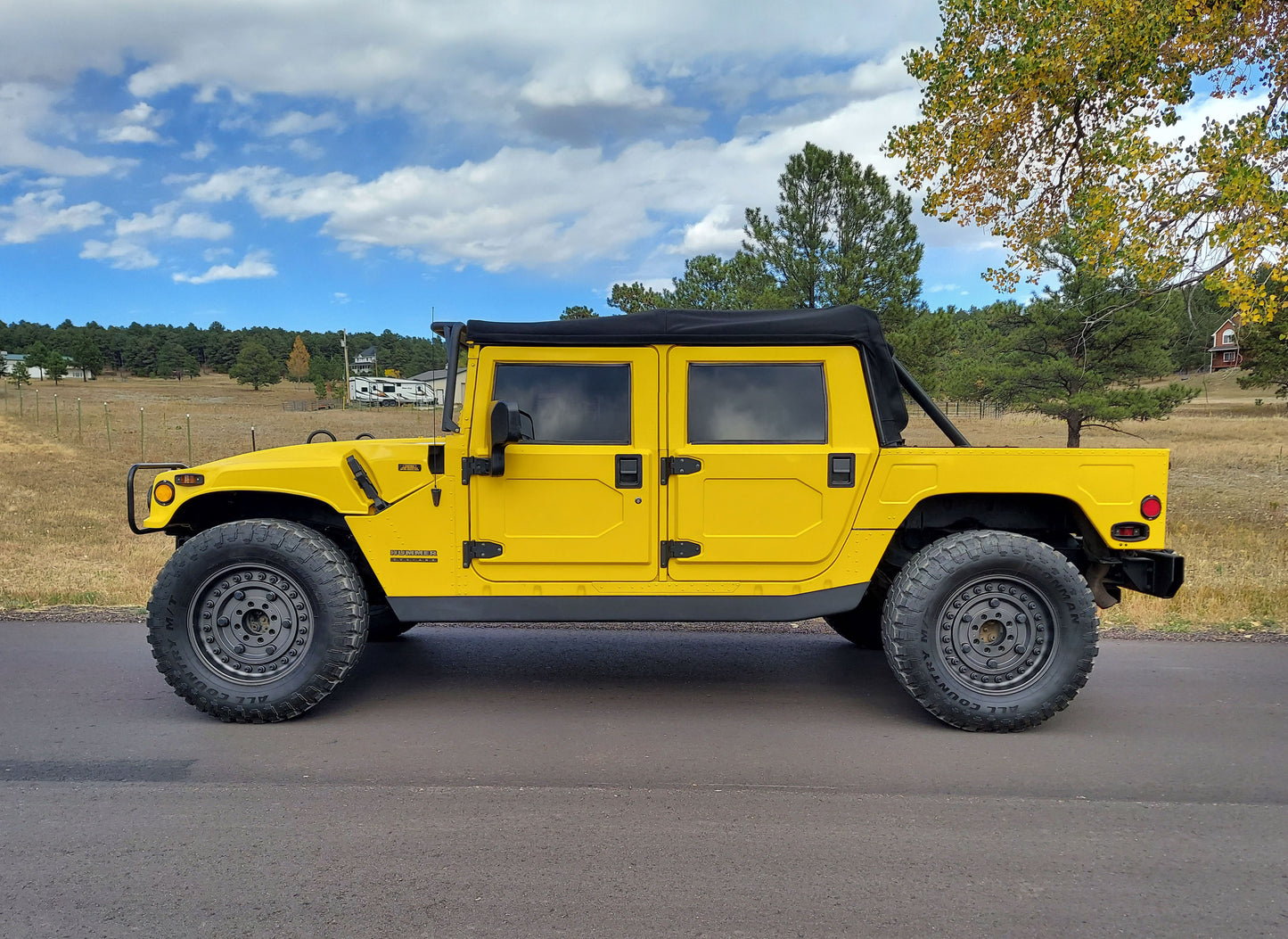 2001 HUMMER H1 OPEN TOP