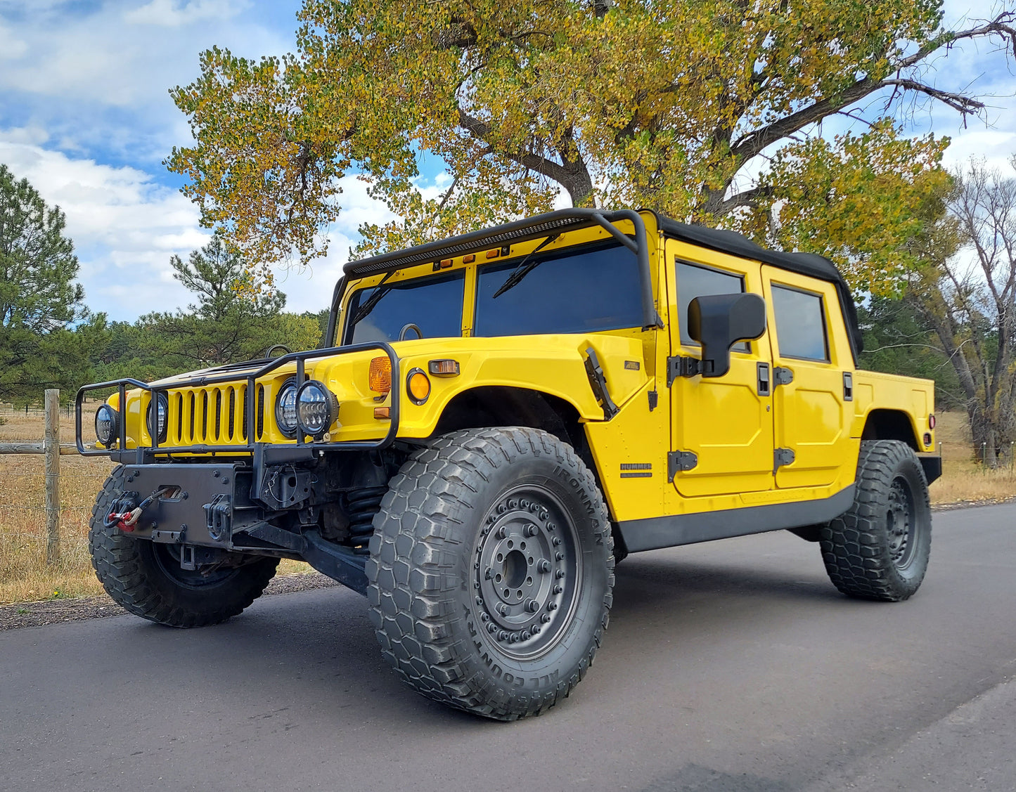 2001 HUMMER H1 OPEN TOP