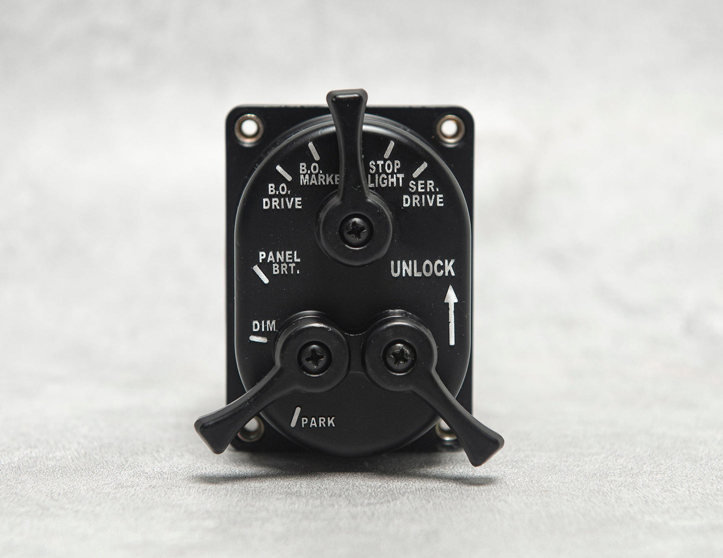 HMMWV Master Light Switch 24v for Military Vehicle M998 Humvee BLACK