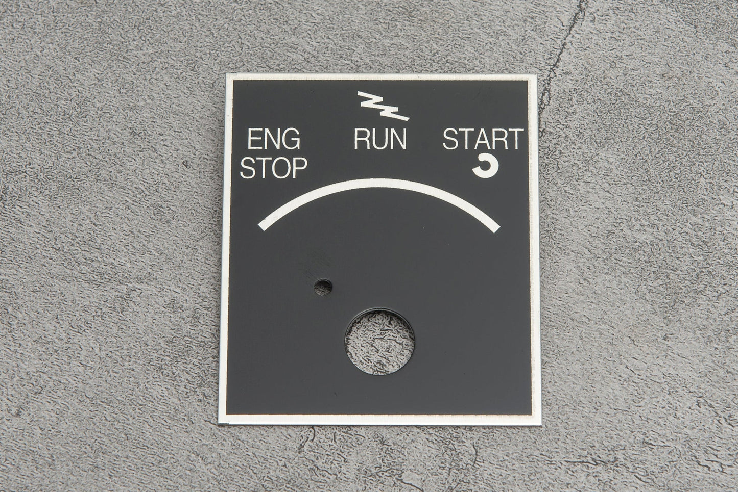 HMMWV ignition instroction Plate Humvee M998