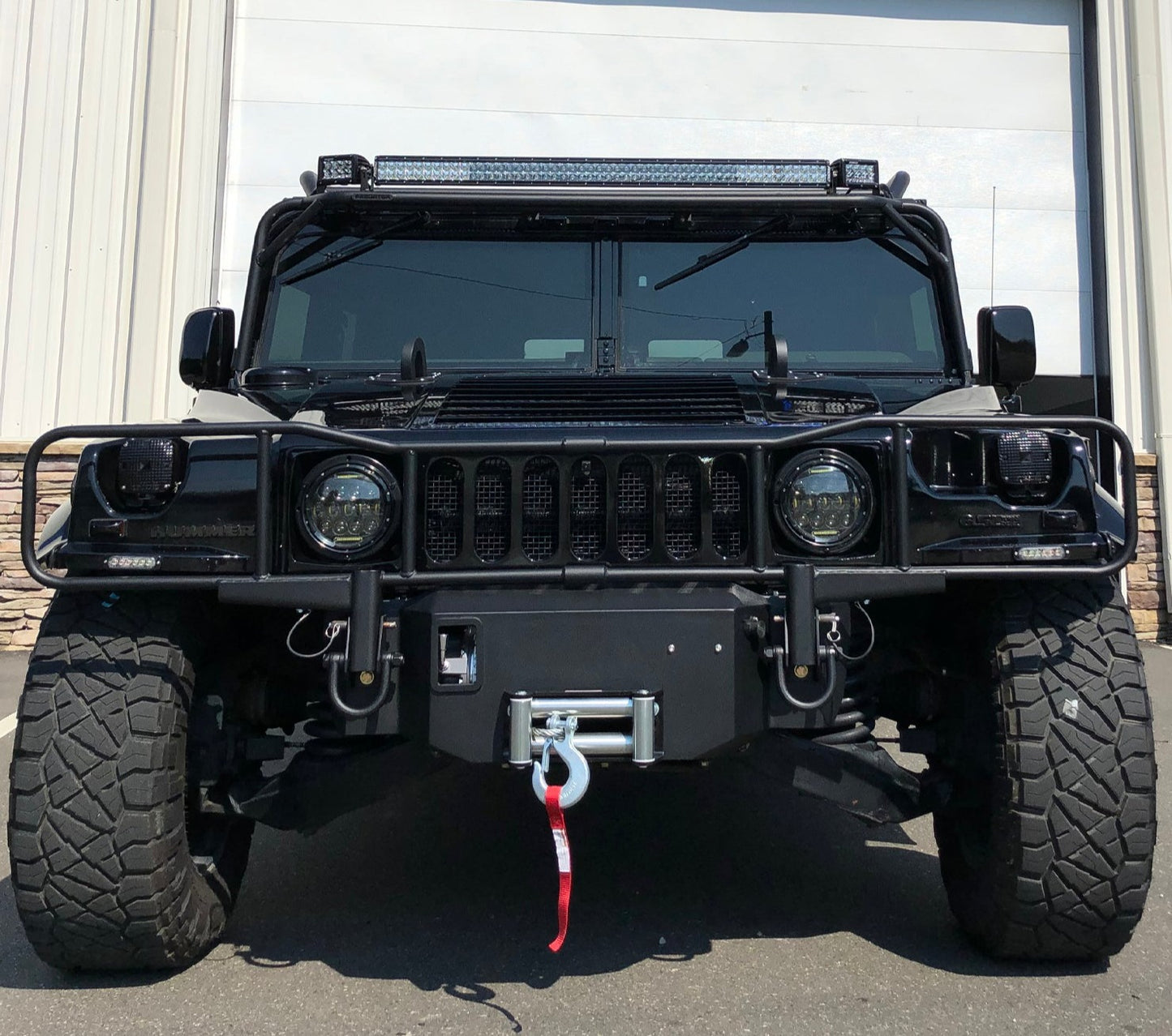 TREUIL HUMVEE 24 V 12 000 lb MileMarker ÉLECTRIQUE HMMWV Spécification militaire
