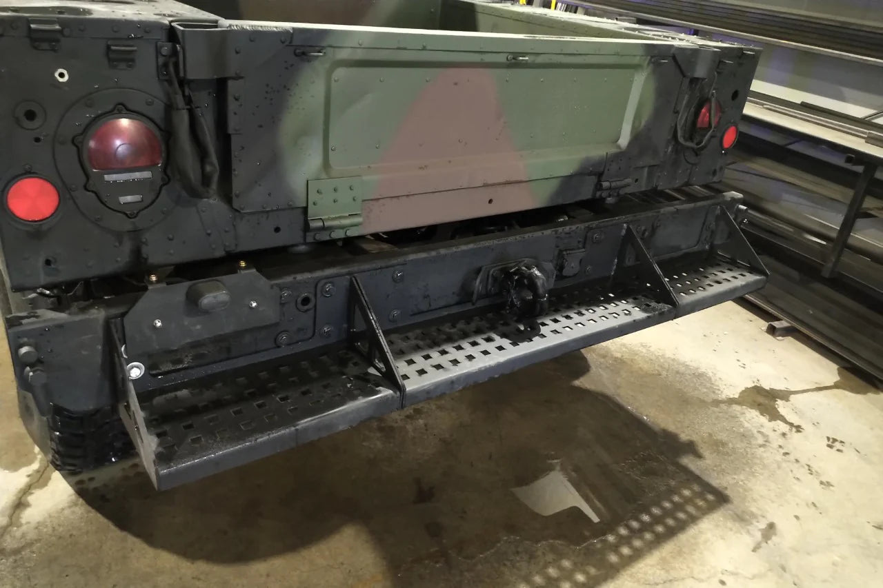 HMMWV GMV Airlift Rear Bumper Step Complete Kit (3) Hummer H1