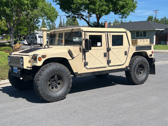 HMMWV Rock Slider 1/4" Solid Steel Hummer H1 Humvee