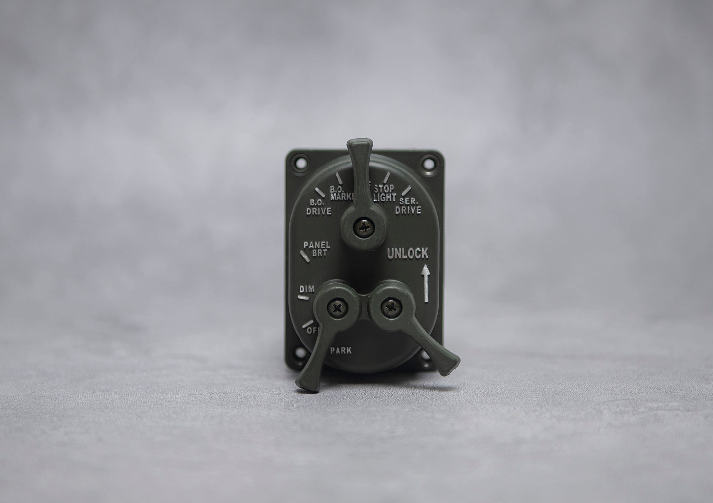 Interrupteur d'éclairage principal HMMWV (vert) Humvee M35 M151