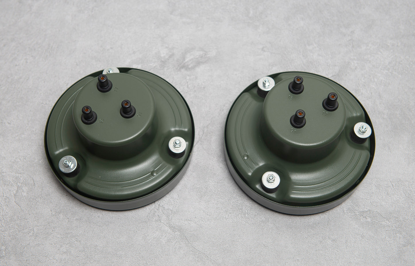 Humvee HeadLight bucket GREEN ( Pair ) - Hummer H1 / HMMWV