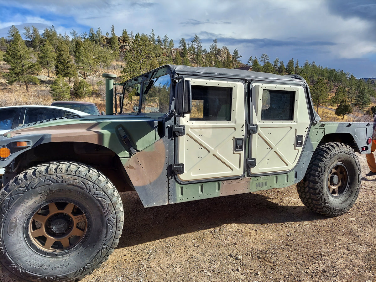 New Complete HMMWV X-Door Kit with Keyed Locks (Set of 4 Doors) Humvee ...
