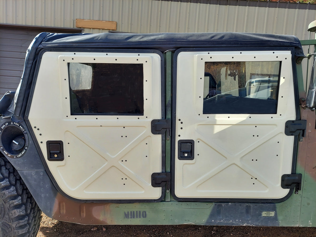 New Complete HMMWV X-Door Kit with Keyed Locks (Set of 4 Doors) Humvee ...