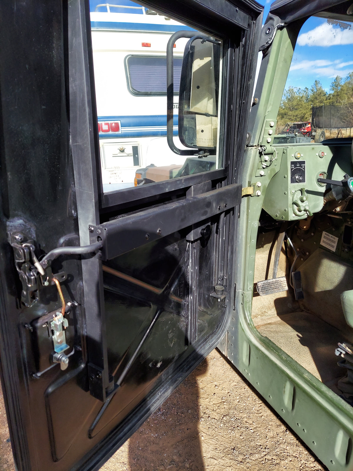 New Complete HMMWV X-Door Kit with Keyed Locks (Set of 4 Doors) Humvee ...