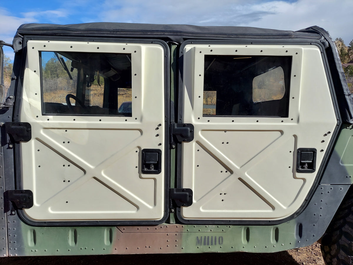 New Complete HMMWV X-Door Kit with Keyed Locks (Set of 4 Doors) Humvee ...