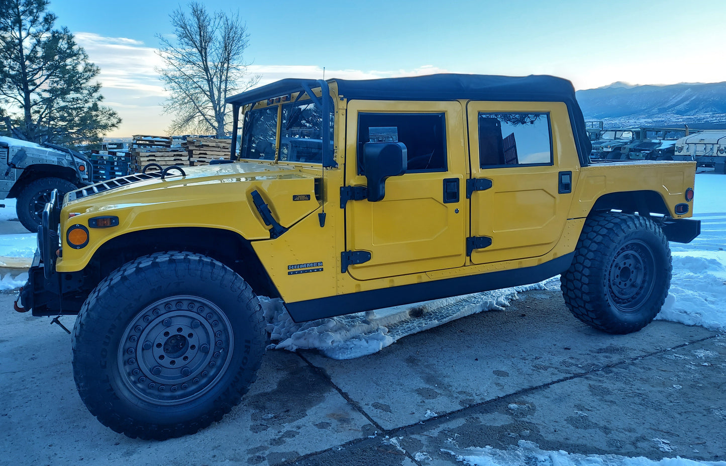 2001 HUMMER H1 OPEN TOP