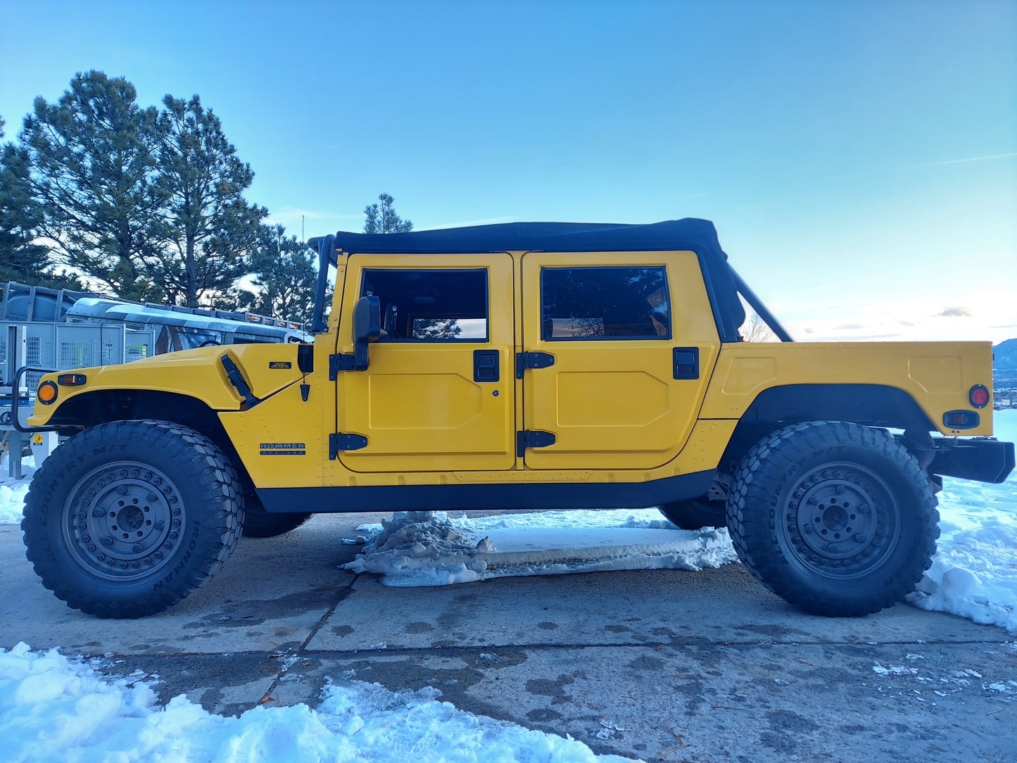 2001 HUMMER H1 OPEN TOP