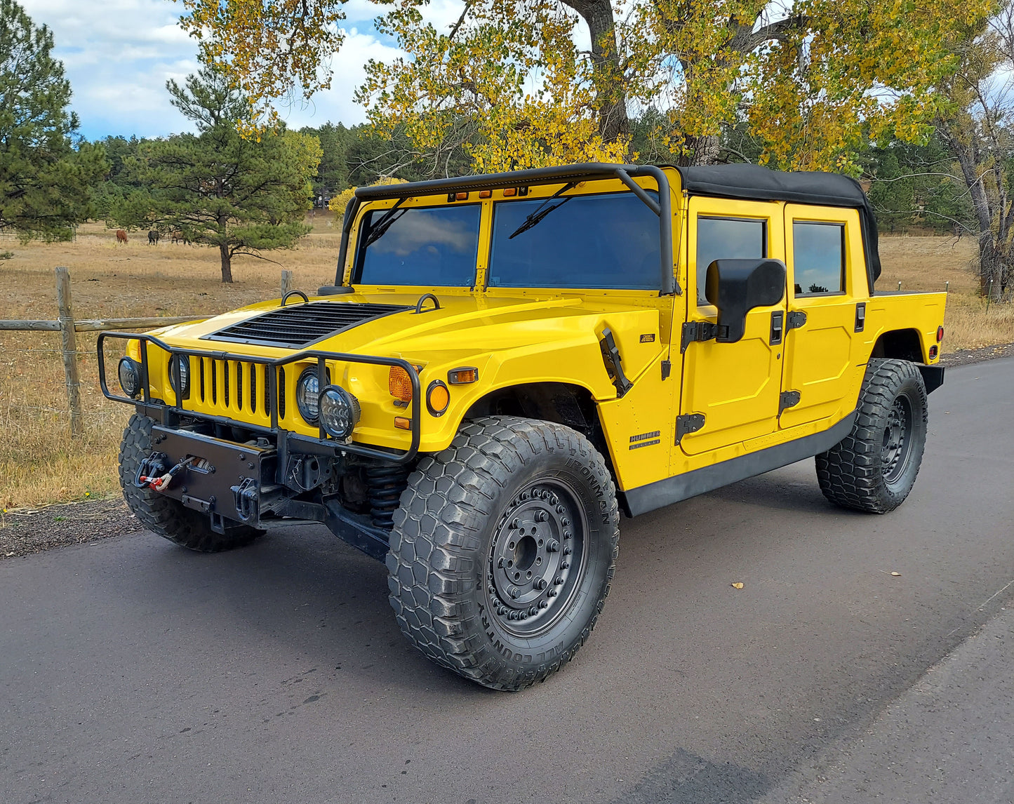 HUMMER H1 2001 À COUVERTURE OUVERTE