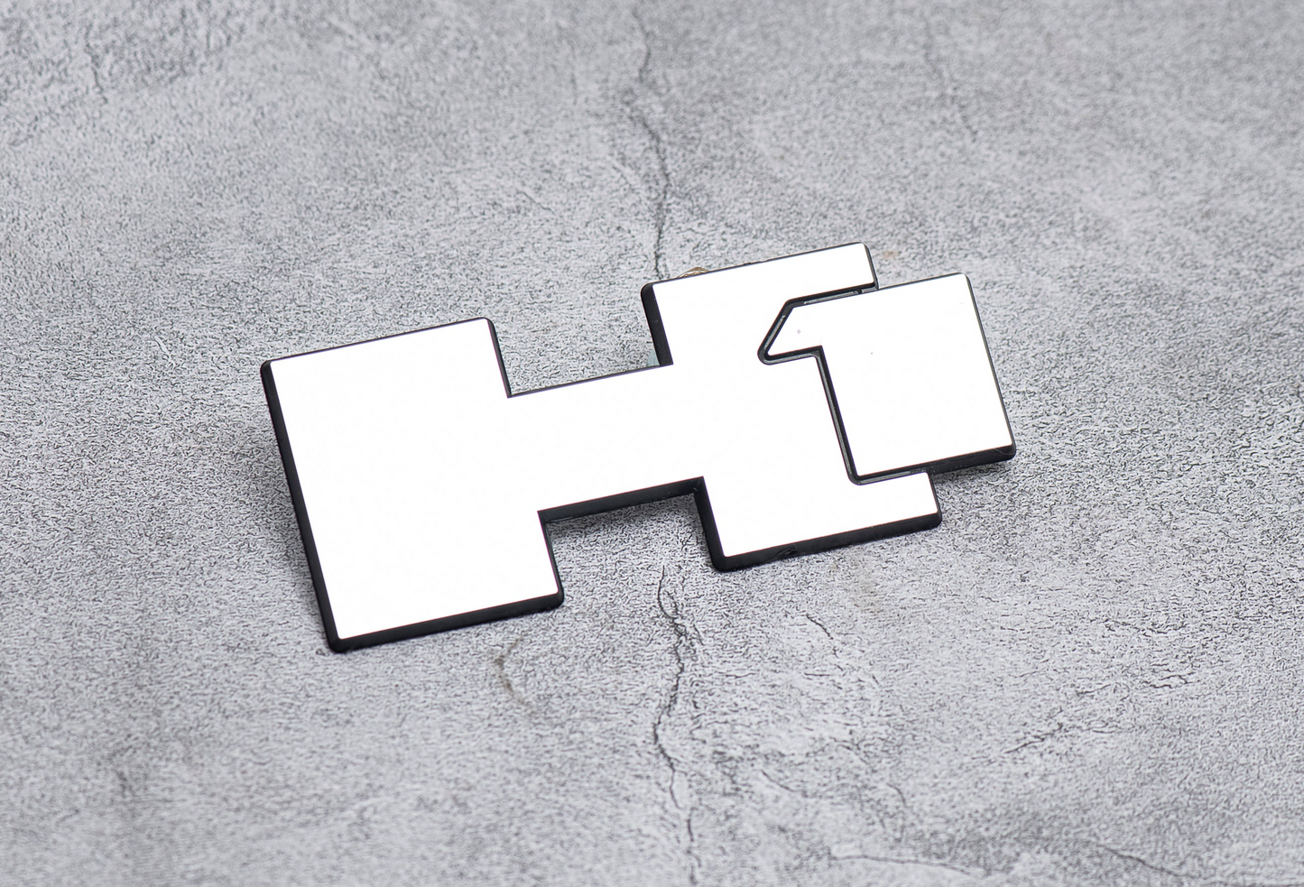 HUMMER H1 Chrome Emblem Badge Decal for Hummer H1 or Humvee 6012582