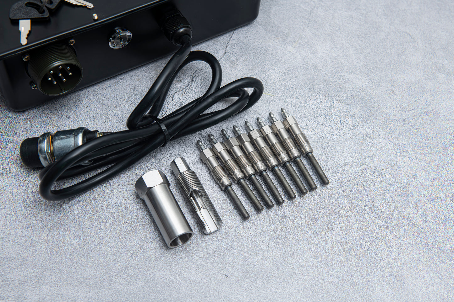 HMMWV Smart Start Box Glow Plug Controller Protective Control Box with Glow plugs and Extractor