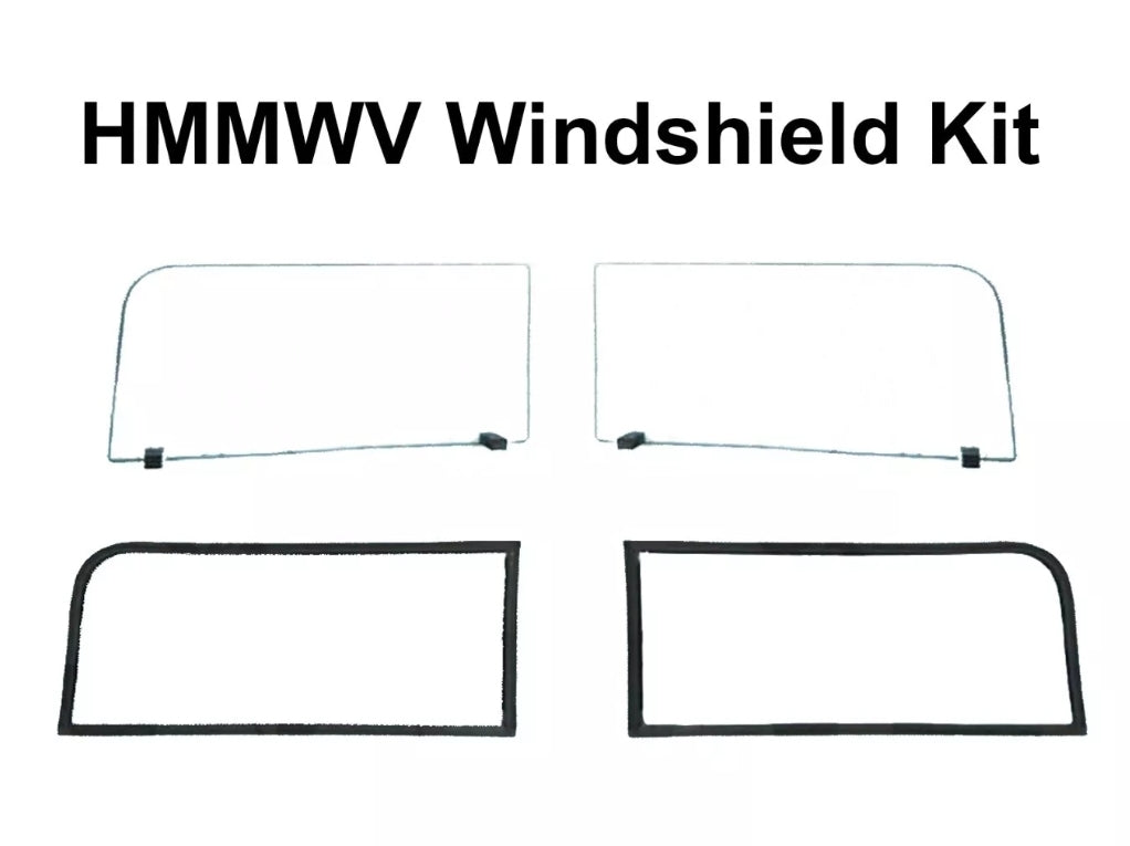 Hmmwv Windshield kit with retainer and seal