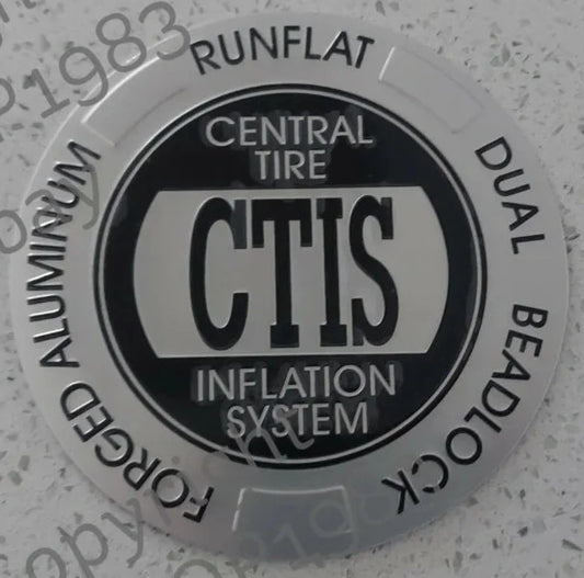 CTIS Center Cap Insert Lug Cover Logo Hutchinson Emblem
