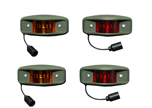 HMMWV Sider marker light Humvee - GREEN