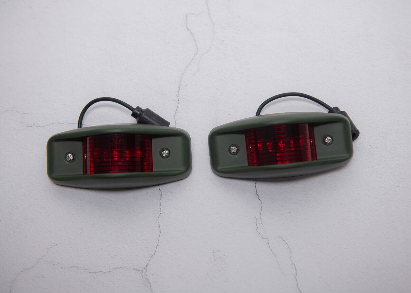 Side Marker Light with Reflector - GREEN